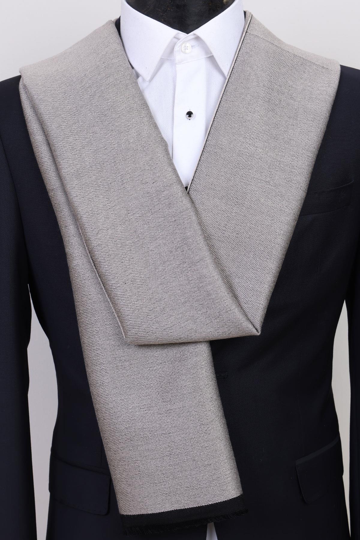 Esgue Taş Rengi %100 Viskon Kaşkol Özel Hediye Kutulu