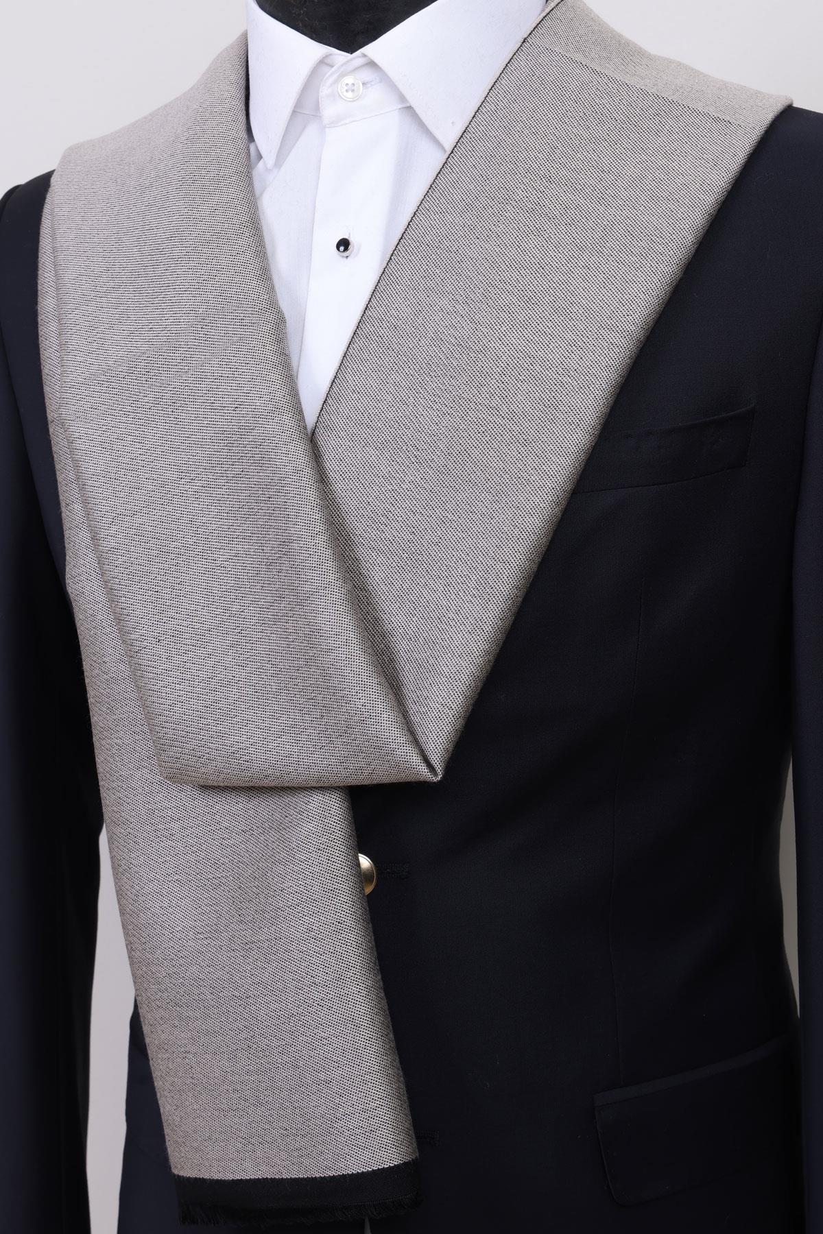 Esgue Taş Rengi %100 Viskon Kaşkol Özel Hediye Kutulu