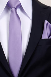 Esgue 6 cm İnce Saten Mendilli Kravat – Özel Hediye Kutulu Premium Slim Kravat