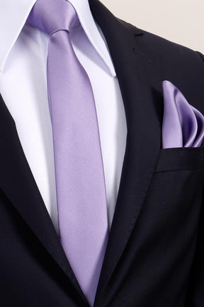 Esgue 6 cm İnce Saten Mendilli Kravat – Özel Hediye Kutulu Premium Slim Kravat