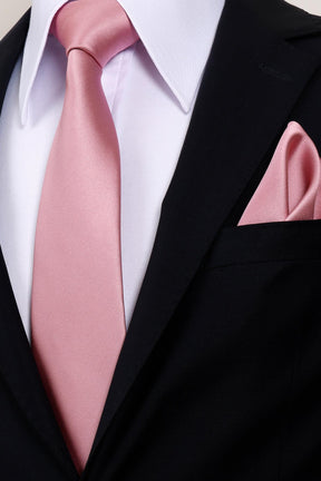 Esgue 8 cm Klasik Saten Mendilli Kravat – Farklı Renk Seçeneği, Özel Hediye Kutusunda Premium Erkek Kravat