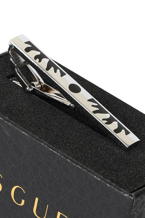 Esgue Gümüş Siyah Renk Tasarım Şık Kravat Klipsi – KM:1315