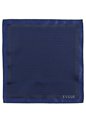 Esgue Hand Made 6 cm Slim Pötikare Desen Saks Renk Mendilli İnce Kravat